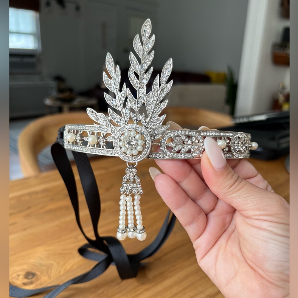 Babeyond rhinestone studded headband